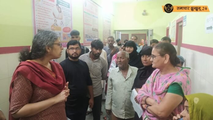 झुंझुनू: बीडीके अस्पताल में मरीजों के लिए और बेहतर सुविधाओं के निर्देश, कलक्टर चिन्मयी गोपाल ने किया निरीक्षण
