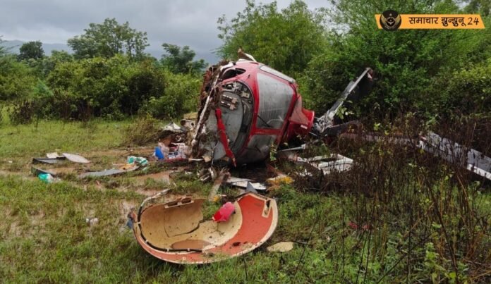 पुणे में भारी बारिश के बीच हेलीकॉप्टर दुर्घटनाग्रस्त, पायलट सहित चार घायल