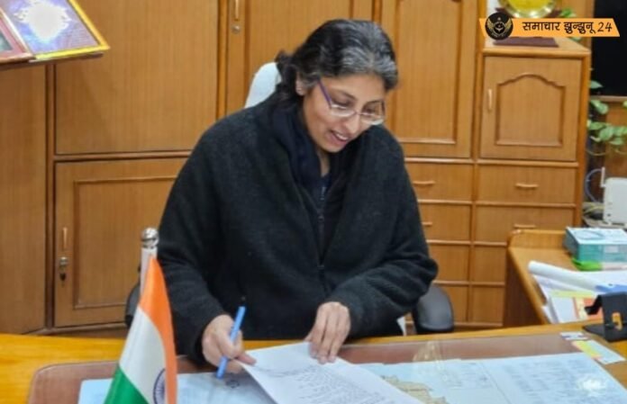 जिला निर्वाचन अधिकारी चिन्मयी गोपाल