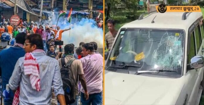 पश्चिम बंगाल में बंद के दौरान हिंसा: बीजेपी और टीएमसी कार्यकर्ताओं में झड़प, भाटपाड़ा में बीजेपी नेता पर फायरिंग