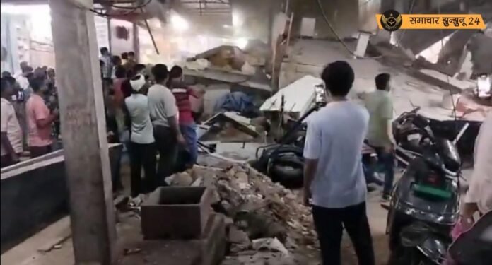 जयपुर में बड़ा हादसा: जवाहर नगर में निर्माणाधीन दोमंजिला इमारत गिरी, मलबे में लोगों के फंसे होने की भी आशंका, विडियो