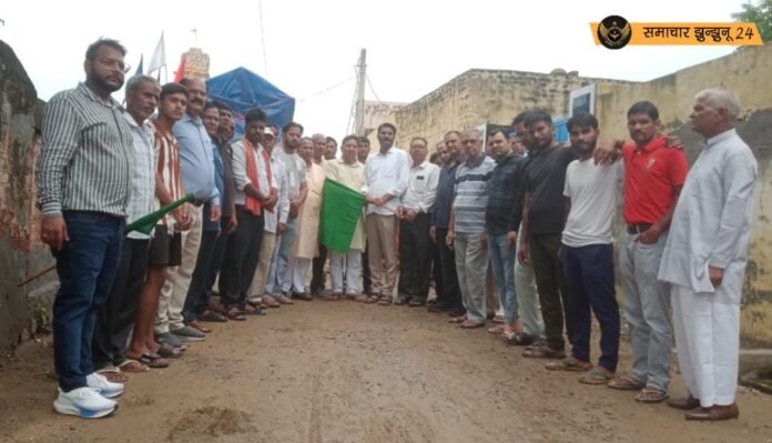 मंड्रेला: रामदेवरा मेले के लिए विशाल भंडारे को हरी झंडी दिखाकर किया रवाना