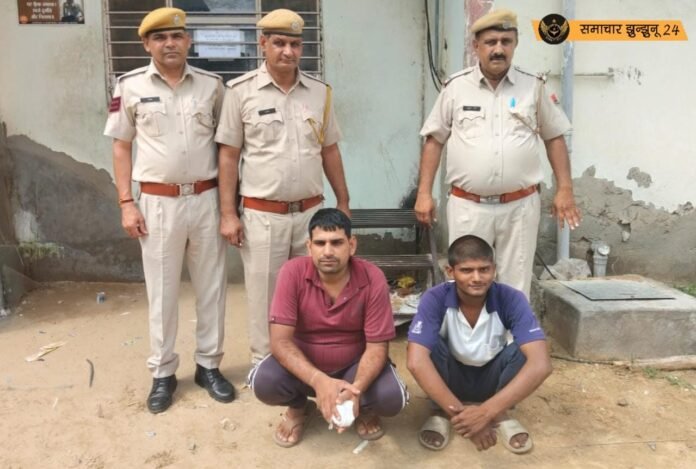 नवलगढ़ पुलिस की बड़ी कार्रवाई: पोक्सो एक्ट और अपहरण के दो आरोपी गिरफ्तार