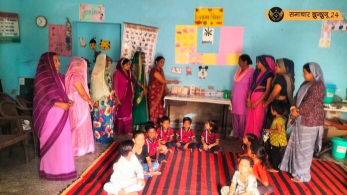 पिलानी: खेलों के माध्यम से पोषण और शिक्षा को बढ़ावा देने हुआ विशेष कार्यक्रम का आयोजन