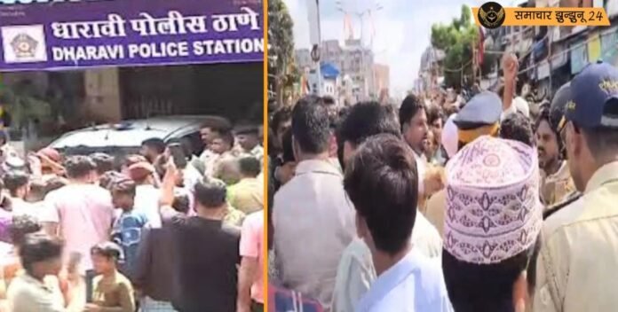 धारावी में मस्जिद के अवैध हिस्से को तोड़ने पर बवाल, भीड़ ने बीएमसी की टीम को घेरा