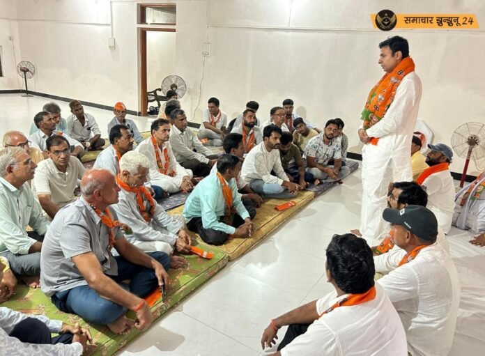 पं. दीनदयाल उपाध्याय जयंती पर भाजपा सदस्यता अभियान का आयोजन: मंड्रेला में बूथ स्तर पर जोश