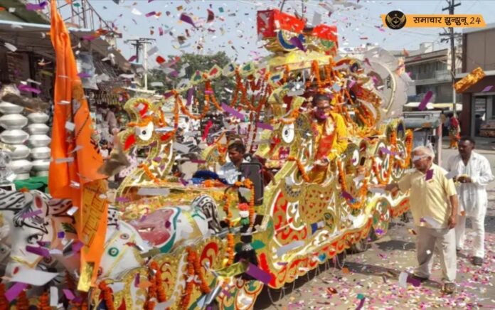 महाराजा अग्रसेन जयंती महोत्सव: चिड़ावा में भव्य शोभायात्रा और बाइक रैली का आयोजन