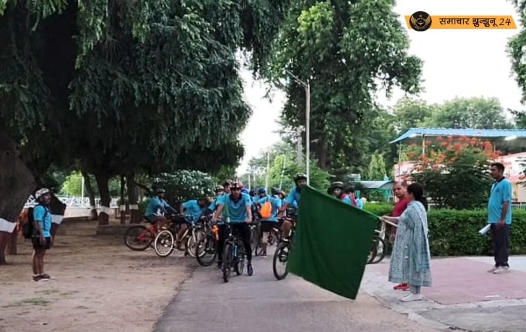 बिरला पब्लिक स्कूल का 16 सदस्यीय छात्र दल पूर्वी राजस्थान के 1100 किलोमीटर के साइकिल एक्सपीडिशन के लिए रवाना