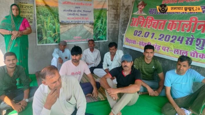 सरकार से सुनवाई की उम्मीद नहीं: 10 महीने से धरने पर बैठे किसान, बोले- 'नहर के बिना नहीं उठेंगे'