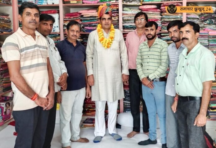 राष्ट्रीय जाट महासंघ के प्रदेश अध्यक्ष बने डॉ. विरेन्द्र क्यामसरिया, सुलताना में हुआ भव्य स्वागत
