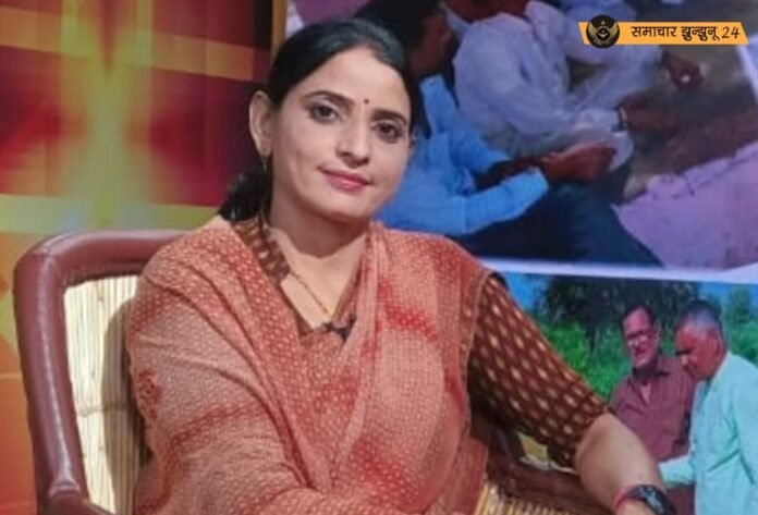 काजड़ा पंचायत की सरपंच मंजू तंवर