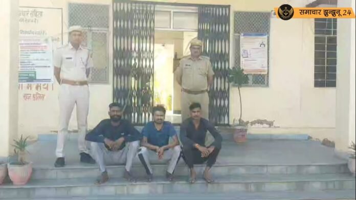 पचेरी कलां पुलिस ने तीन वारंटियों को किया गिरफ्तार, दो ने किया सरेंडर