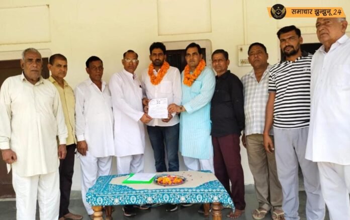 राहुल लाम्बा बनें राष्ट्रीय जाट महासंघ के चिड़ावा ब्लॉक अध्यक्ष बनें