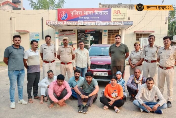 एसओजी बनकर बस यात्रियों को लूटने का प्रयास: यूपी पुलिस के दो जवानों समेत 8 बदमाश गिरफ्तार