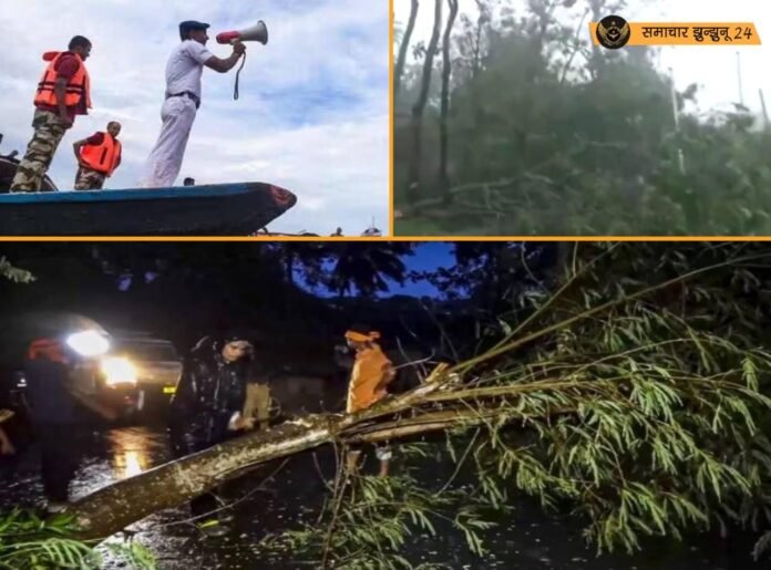 ओडिशा में चक्रवाती तूफान 'दाना' ने मचाई तबाही, तटीय क्षेत्रों में तेज हवाओं और भारी बारिश का कहर