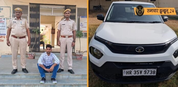 जिले में पुलिस की कार्रवाई: हरियाणा में विक्रय के लिए निर्मित शराब का परिवहन करते हुए 1 को पकड़ा, 207 एमवी एक्ट में 2 वाहन जब्त