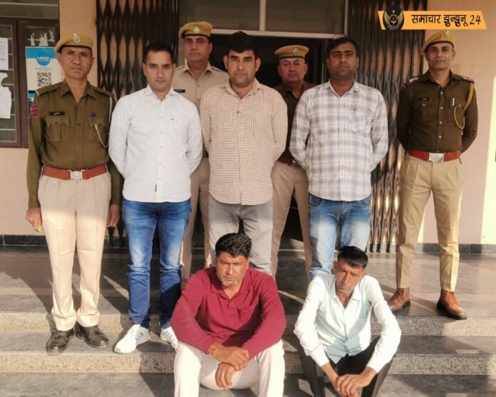 गुढ़ागौड़जी थाना पुलिस ने सीतल में ब्लाइंड मर्डर का 24 घंटे में ही किया खुलासा, 2 आरोपी गिरफ्तार