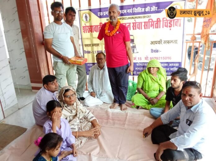 शेखावाटी दिव्यांग जन सेवा समिति की बैठक: बाबूलाल बने व्यवस्थापक