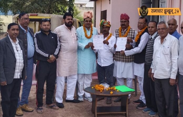 पिलानी में राष्ट्रीय जाट महासंघ की बैठक: विरेन्द्र पूनिया बने ब्लॉक अध्यक्ष
