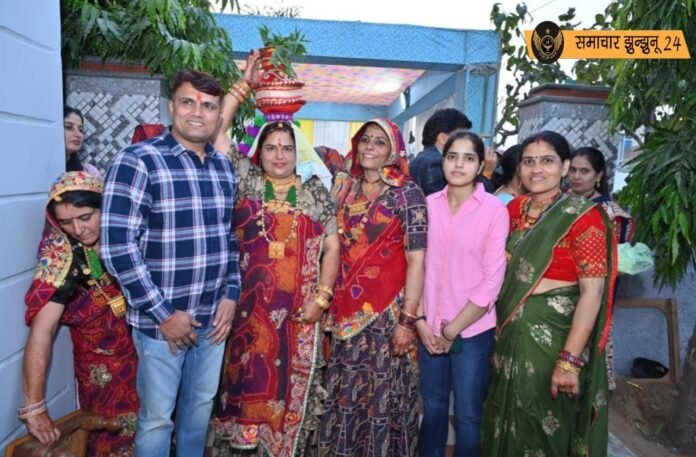 चिड़ावा में बेटी होने पर कुआं पूजन: सुनील तोलिया ने पेश की अनुकरणीय मिसाल