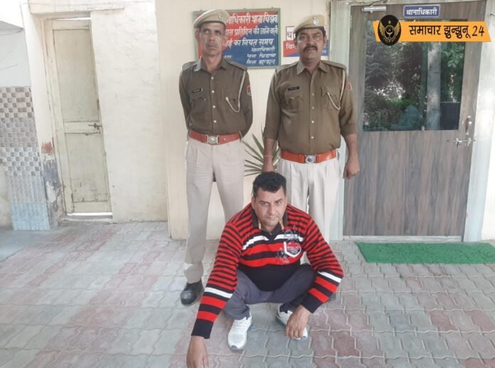 फरार गिरफ्तारी वारंटी दलीप सिंह चाहर को पुलिस ने किया गिरफ्तार