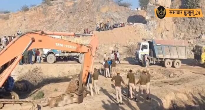 कान्हा पहाड़ी में अवैध खनन को लेकर उपजा आक्रोश, जनप्रतिनिधियों के नेतृत्व में हुआ विरोध-प्रदर्शन