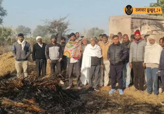 खेतड़ी के रसूलपुर में शॉर्ट सर्किट से बाड़े में लगी आग, सात पशुओं की दर्दनाक मौत