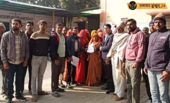 चिड़ावा में पेयजल संकट से त्रस्त वार्डवासियों ने किया प्रदर्शन, जलदाय विभाग पर उठाए सवाल, अवैध कनेक्शनों को बताया समस्या की वजह