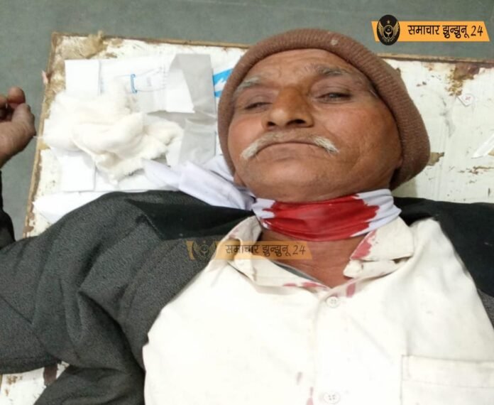 सूरजगढ़ में बाइक सवार बुजुर्ग का चाइनीज मांझे से गला कटा