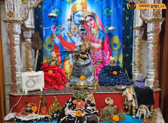 शीतलहर से भगवान भी नहीं अछूते, गोपीनाथ दरबार में भगवान को ठंड से बचाने के लिए जलाई जा रही सिगड़ी, पहनाए ऊनी वस्त्र