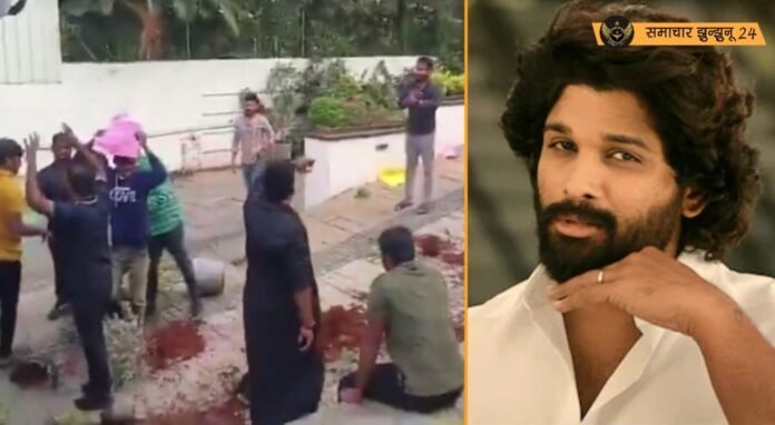 हैदराबाद: संध्या थिएटर में पुष्पा 2 की स्क्रीनिंग के दौरान मची भगदड़ में महिला की मौत, अल्लू अर्जुन के घर पर हुआ हमला