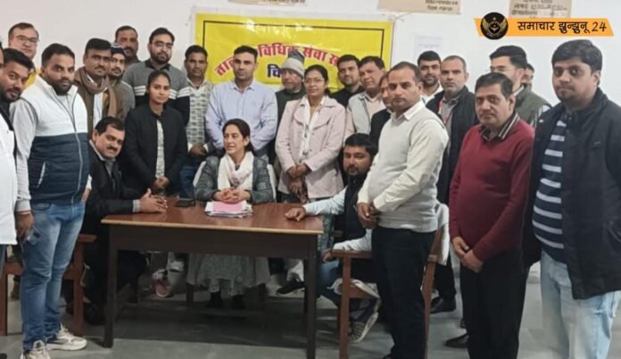 चिड़ावा में राष्ट्रीय लोक अदालत का सफल आयोजन, लाखों रुपये के मामले निपटाए