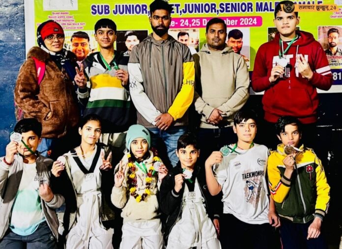 चौथी राज्य स्तरीय कराटे चैंपियनशिप में एनएसआर स्पोर्ट्स अकेडमी के खिलाड़ियों ने दिखाया अपना दम