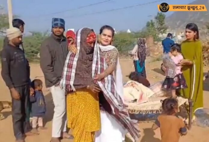 किन्नर सनम बाई ने पेश की मानवता की मिसाल: सिंघाना में जरूरतमंदों को बांटे कंबल