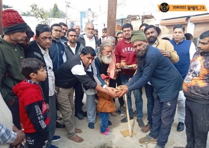 चिड़ावा में नए ट्यूबवेल का निर्माण कार्य शुरू, चार वार्डों को मिलेगी राहत
