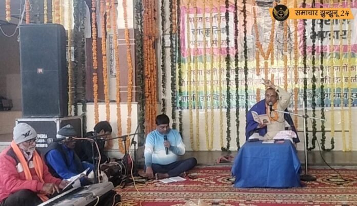 परमहंस पंडित गणेश नारायण बावलिया बाबा की पुण्यतिथि पर हुआ बाबा का मंगल पाठ : वाणिभूषण पंडित प्रभुशरण तिवाड़ी ने किया बाबा की महिमा का बखान, बाबा की साधना स्थली पर हुआ आयोजन