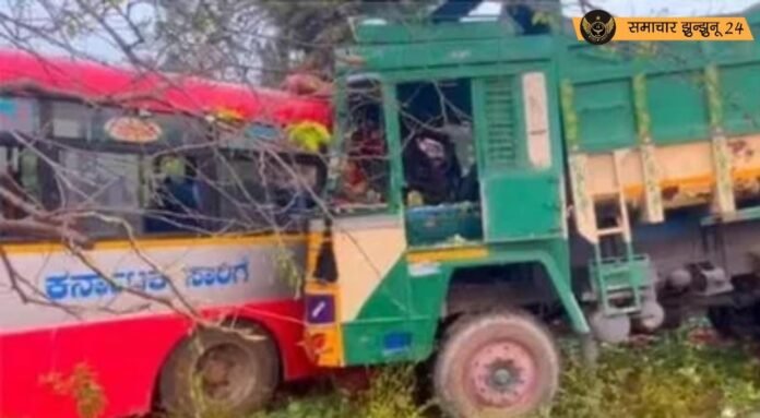 रानीपेट में ट्रक और बस के बीच भयंकर टक्कर, चार की मौत, 30 घायल