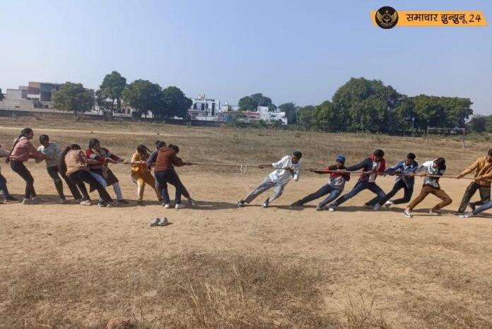 चिड़ावा कॉलेज में राष्ट्रीय सेवा योजना शिविर में खेलकूद और सांस्कृतिक कार्यक्रमों का आयोजन