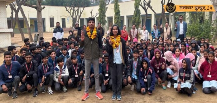देवरोड के अभिषेक को राष्ट्रीय खेलों में रजत पदक जीतने पर किया गया सम्मानित