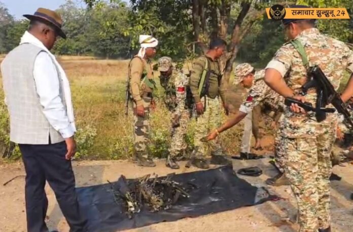 छत्तीसगढ़ के बीजापुर में सुरक्षा बलों ने पांच नक्सलियों को मार गिराया, हथियार और विस्फोटक बरामद