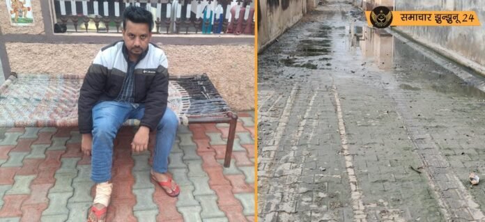 पिलानी के वार्ड नं 33 में नाले का गन्दा पानी आ रहा है घरों में, त्रस्त लोगों ने प्रशासन से समस्या के स्थाई समाधान की मांग की