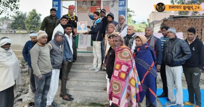 शीशराम डांगी का भव्य स्वागत, अम्बेडकर नव युवक मंडल ने किया सम्मानित