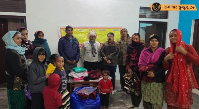 सेवा भारती चिड़ावा ने जरूरतमंदों को बांटे गर्म कपड़े, जिला संघचालक अनिल गुप्ता के सानिध्य में हुआ वस्त्र वितरण कार्यक्रम