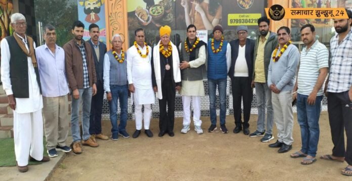 राष्ट्रीय जाट महासंघ के वरिष्ठ उपाध्यक्ष शीशराम डांगी का सम्मान, ओजटू में आयोजित कार्यक्रम में किया गया अभिनंदन