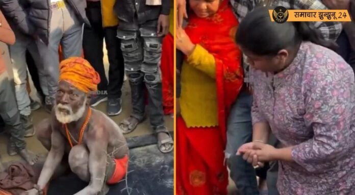 प्रयागराज: वायरल वीडियो में कांटे वाले बाबा के साथ लड़की की बदतमीजी, सोशल मीडिया पर हंगामा