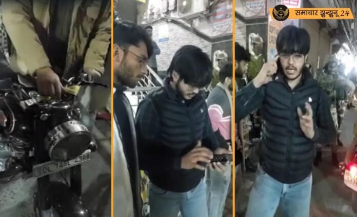 दिल्ली: 'लाइसेंस की क्या जरूरत, पापा विधायक हैं!' – पुलिस के सामने अकड़ दिखाने लगा अमानतुल्लाह खान का बेटा
