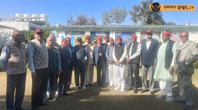 गौरव सेनानी सेवा समिति झुंझुनू ने किया पूर्व सरपंच शीशराम डांगी का सम्मान