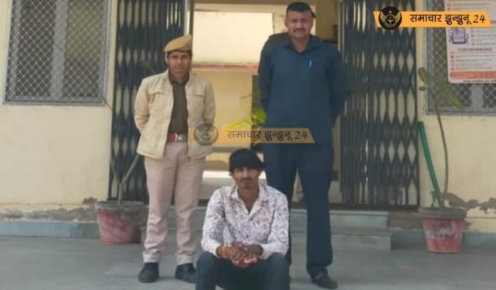 पचेरी कलां पुलिस ने एक साल से फरार वारंटी को किया गिरफ्तार