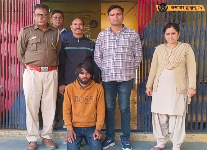 सिंघाना पुलिस ने अवैध हथियार के साथ युवक को किया गिरफ्तार