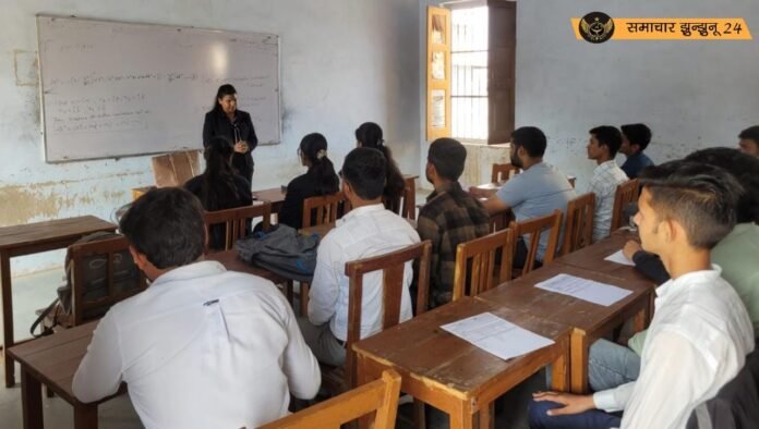 चिड़ावा कॉलेज में NIIT का कैंपस प्लेसमेंट ड्राइव, 8 विद्यार्थियों का एक्सिस बैंक में चयन